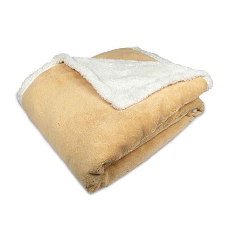 Manta Sherpa Coral / Beige - Doral | BUALE