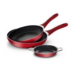 Paila + Sartenes de 20 cm y 24 cm Pack Taleggio Rojo - Wens