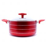 Olla Multiuso Antiadherente 24 cm. Roja - Diseño&Cocina