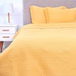 Quilt Cordoba 2 Plazas Mostaza - Mashini
