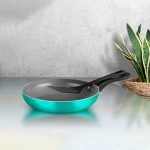 Sartén con Espátula 22 cm Aluminio fondo Titanio Turquesa - Doral