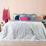 Plumón Microfibra Básico Estampado 1.5 plazas Nimbus - Mashini