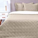 Quilt Sherpa Velvet 2 Plazas Beige - Mashini