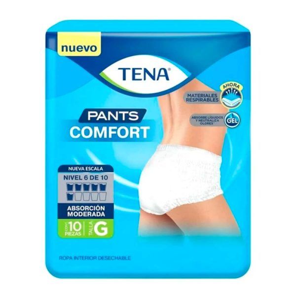 Ropa Interior Desechable Comfort Talla L 10 und - Tena