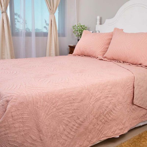 Quilt Bubbly 2 Plazas / Rosa Pastel - Doral