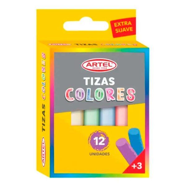 Tiza  Color 12 unidades - Artel