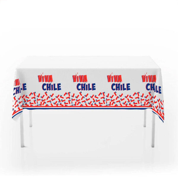 Mantel Viva Chile 108x180cm  - Big Party