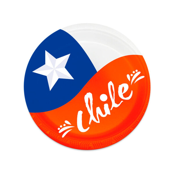 Set 6 Platos 18 cm Chile - Big Party