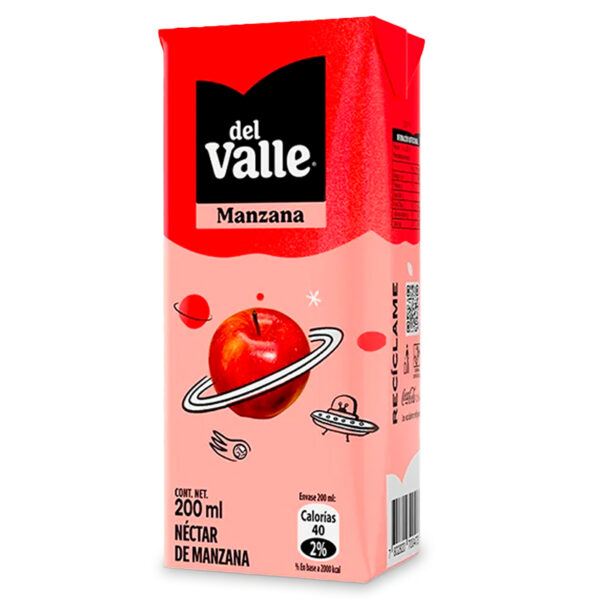 Pack de 6 Néctar 200 cc / Manzana - Del Valle