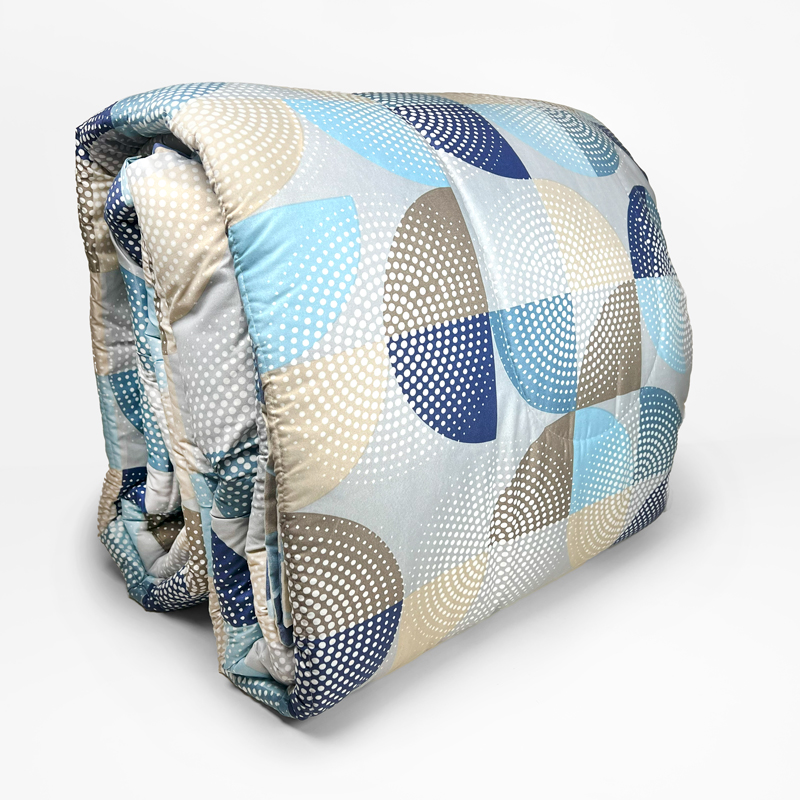 Plumón Estampado 1.5 plazas / Círculos Azules - Key Home