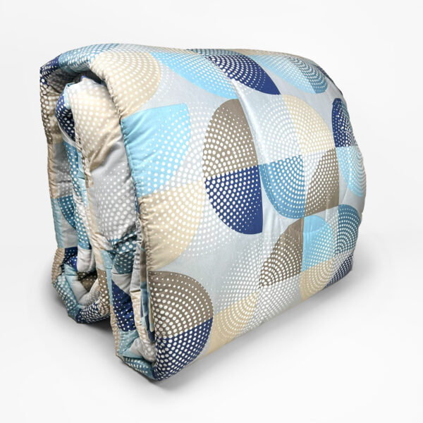 Plumón Estampado 2 plazas / Círculos Azules - Key Home