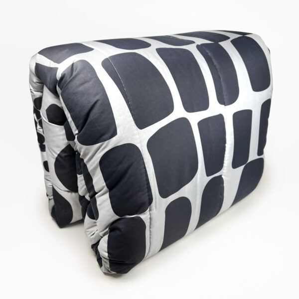 Plumón Estampado 1.5 plazas / Textura Blanco y Negro - Key Home