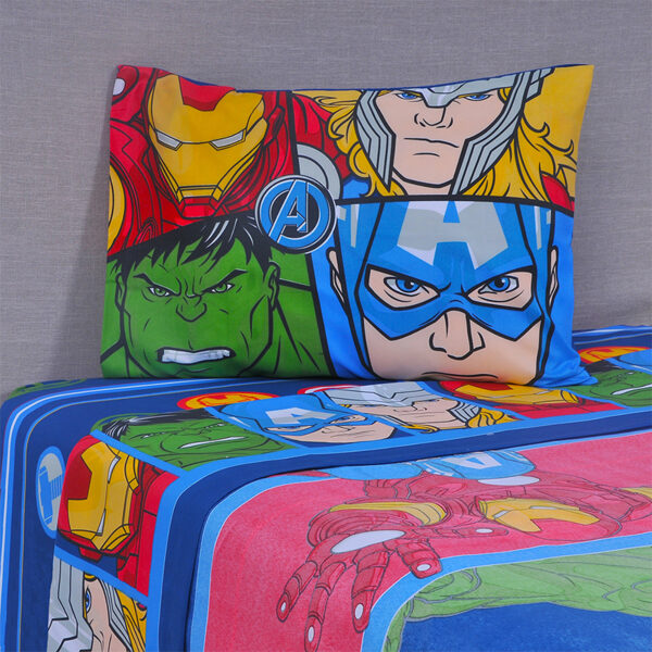Juego Sábana Microfibra Single / Avengers All - Mashini
