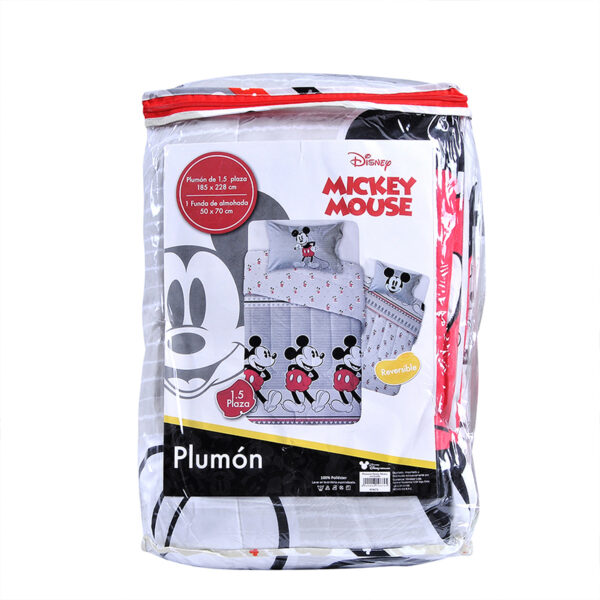 Plumón Microfibra Reversible 1.5 plazas / Mickey Original - Mashini - Imagen 3