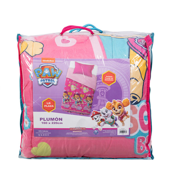 Plumón Microfibra Reversible 1.5 plazas / Paw Patrol Paw Skye - Mashini - Imagen 3