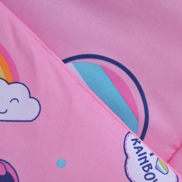 Plumón Microfibra Reversible 2 plazas / Minnie Rainbow Asia  - Mashini - Imagen 2