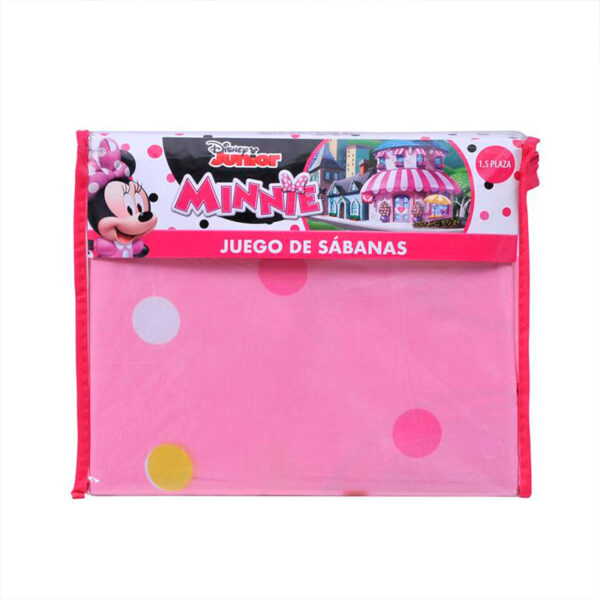 Juego Sábana Microfibra 2 Plazas / Minnie Rainbow Asia - Mashini - Imagen 3