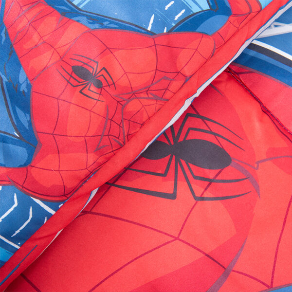 Plumón Microfibra Reversible 1.5 plazas / Spiderman Azul- Mashini - Imagen 2