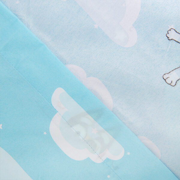 Juego Sábana Microfibra Single / Bluey Nubes - Mashini - Imagen 2