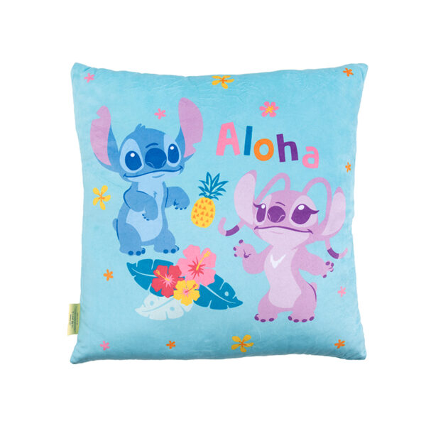 Cojín Velour Estampado / Stitch Fluffy - Mashini - Imagen 2