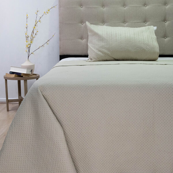Quilt Boston Outboss Hotpress 1.5 plazas / Beige - Doral