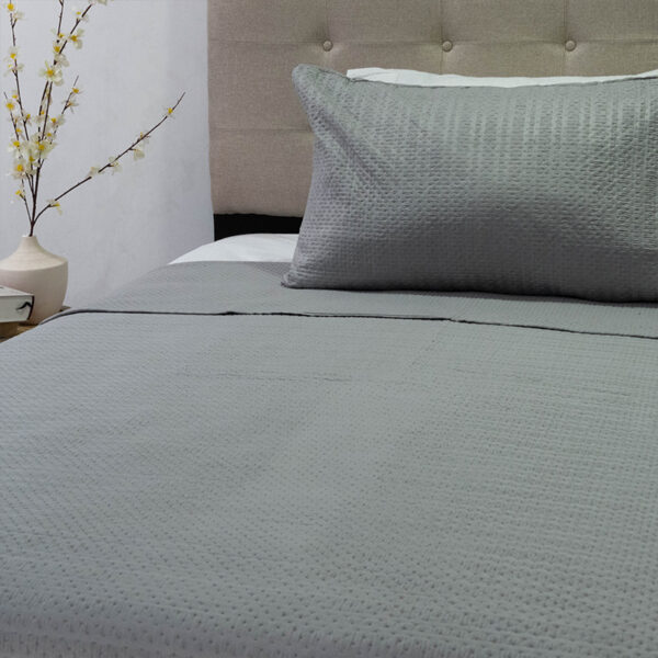 Quilt Boston Outboss Hotpress 1.5 plazas / Gris - Doral - Imagen 3