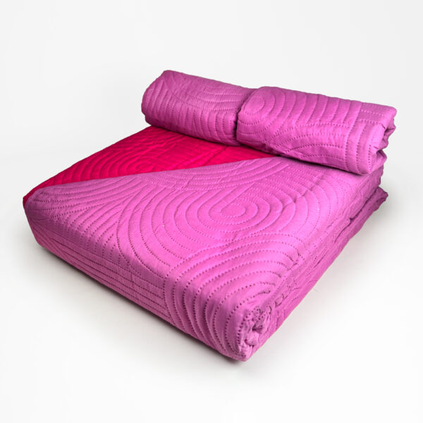 Quilt Hotpress Liso Bicolor 1.5 plazas / Lila y Fucsia - Doral