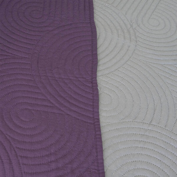 Quilt Hotpress Liso Bicolor 1.5 plazas / Obispo y Gris - Doral - Imagen 3
