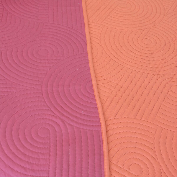 Quilt Hotpress Bicolor 2.5 Plazas / Salmón y Rosa - Doral - Imagen 3