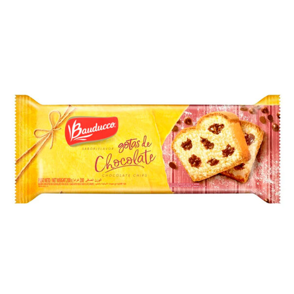 Queque Gotas de Chocolate 200 gr. - Bauducco