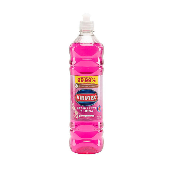 Limpiador Desinfectante Líquido 900 ml. / Primavera - Virutex