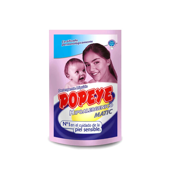 Detergente Hipoalergénico Doypack 800 ml. - Popeye