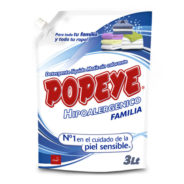 Detergente Familia Doypack 3  Lts. - Popeye