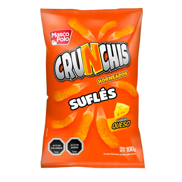Crunchis Suflé Queso 100 grs - Marco Polo