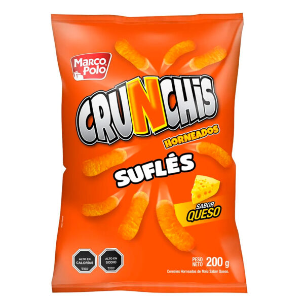 Crunchis Suflé Queso 200 grs - Marco Polo