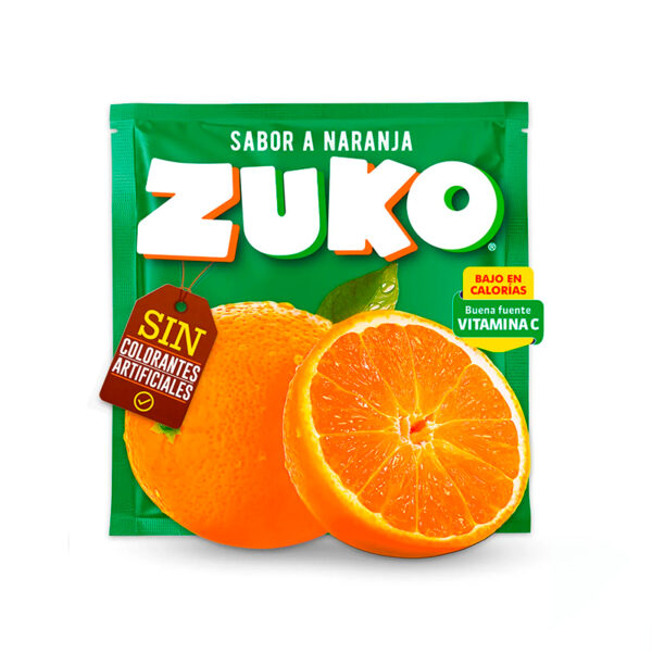 Jugo en Polvo Naranja 15 gr. - Zuko