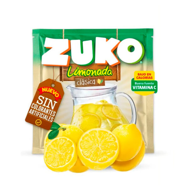 Jugo en Polvo Limonada Clásica 15 gr. - Zuko