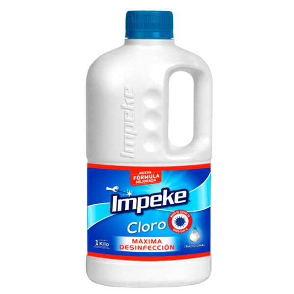 Cloro Concentrado Tradicional 1Kg.  - Impeke