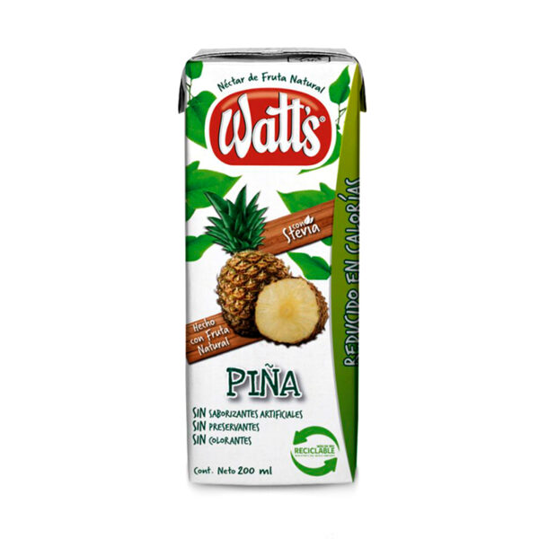 Pack Néctar 6 unid. 200 ml. / Piña - Watts