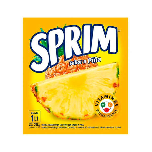 Jugo en Polvo Piña 20 gr. - Sprim