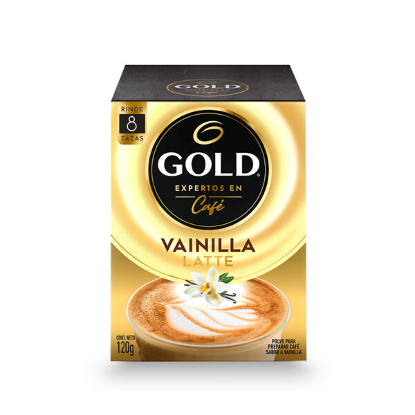 Café Latte Vainilla 8 unid. 15 gr. C/u - Gold