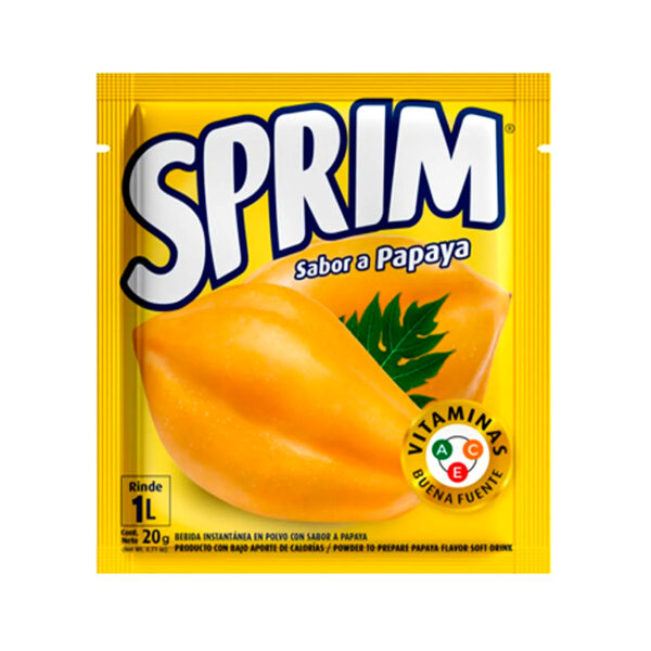 Jugo en Polvo Papaya 20 gr. - Sprim