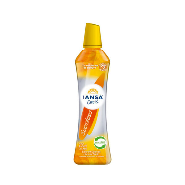 Endulzante Líquido 250 ml. / Sucralosa - Iansa Cero K