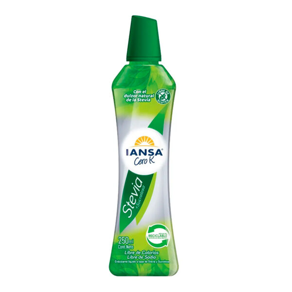 Endulzante Líquido 250 ml. / Stevia y Sucralosa - Iansa Cero K