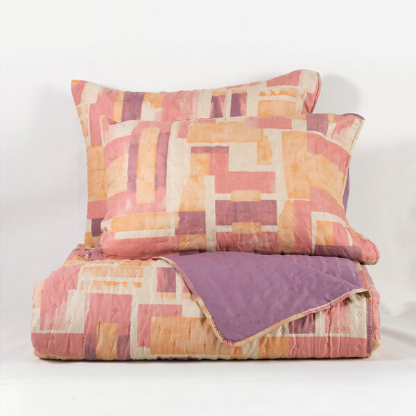 Quilt Toledo Estampado 2 Plazas / Cube - Mashini - Imagen 2