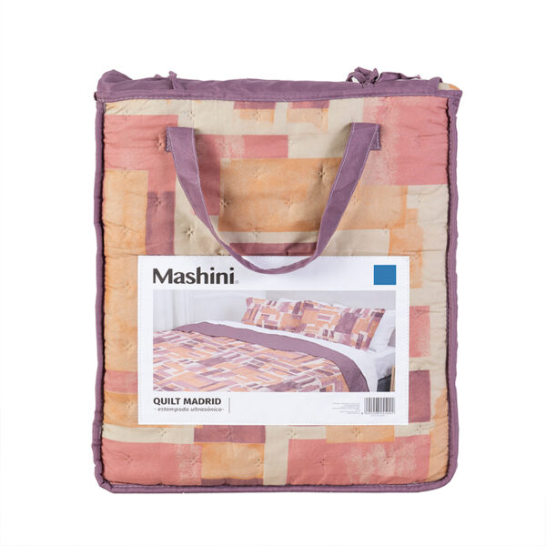 Quilt Toledo Estampado 2 Plazas / Cube - Mashini - Imagen 4