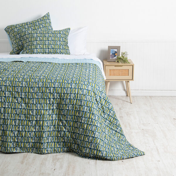 Quilt Toledo Estampado 2 Plazas / Forest - Mashini