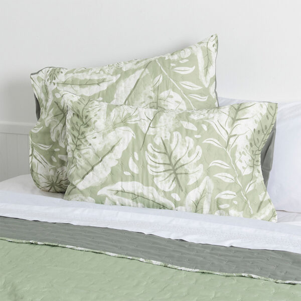 Quilt Toledo Estampado 1.5 Plazas / Leaves - Mashini - Imagen 3