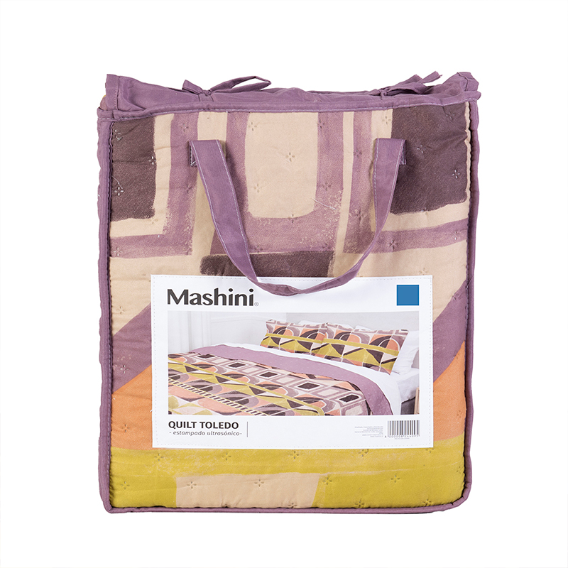 Quilt Toledo Estampado 2.5 Plazas / Étnico - Mashini - Imagen 4