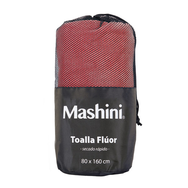 Toalla Deportiva Poliamida Flúor 500gr. 80x160cm. / Coral - Mashini - Imagen 4
